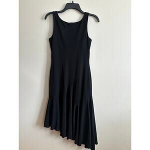 Express Black Sleeveless Asymmetrical Hem Dress Size 6